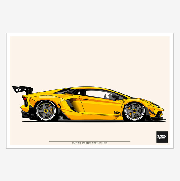 HDV Brand Lamborghini Aventador Artwork