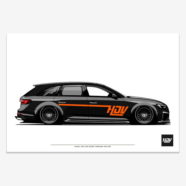 HDV Brand Audi RS4 B9 Artwork