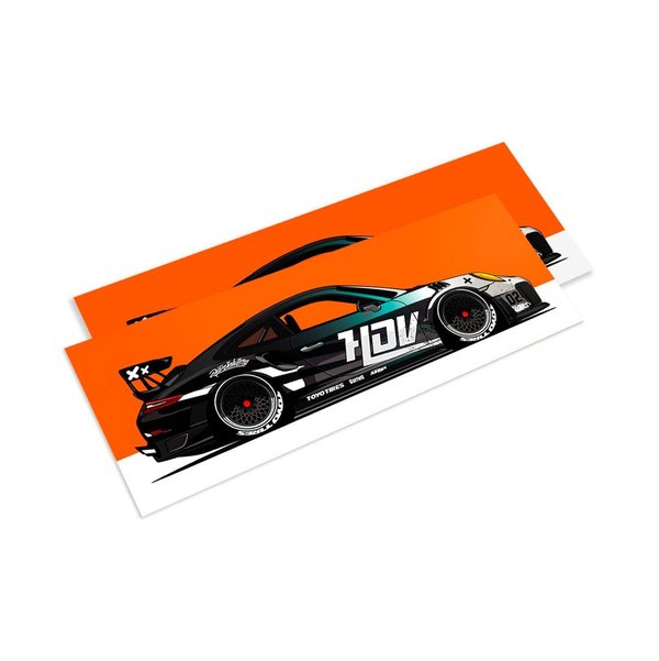 HDV Brand Porsche GT2RS Sticker