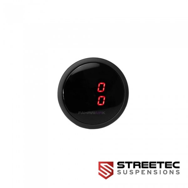 Streetec - Digitale Druckanzeige Rot